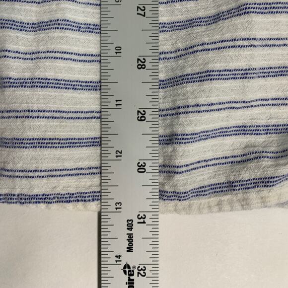 J Crew S Womens Embroidered Striped Tunic Top Dress Breathable 100% Cotton - Picture 7 of 8